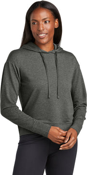 Sport-Tek Ladies Sport-Wick Fleece Hoodie with custom logo embroidery