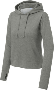 Sport-Tek Ladies Sport-Wick Fleece Hoodie with custom logo embroidery