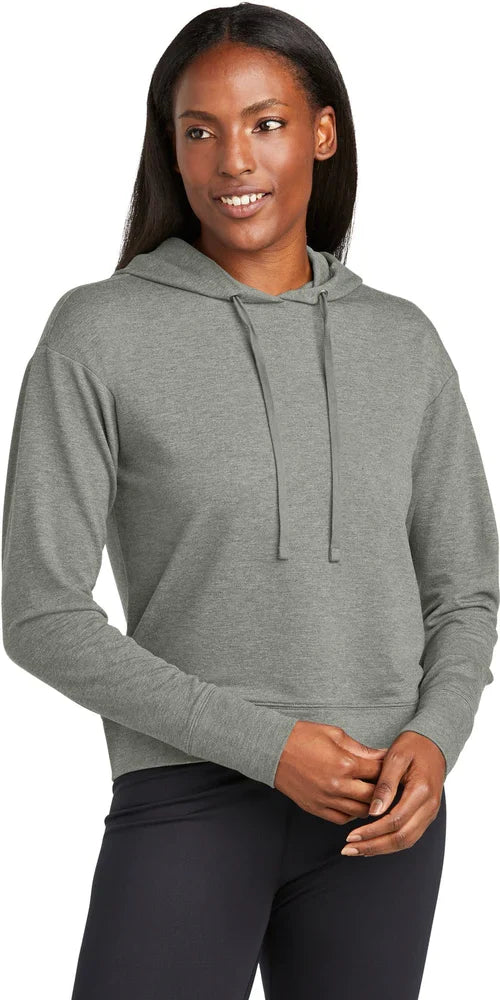 Sport-Tek Ladies Sport-Wick Fleece Hoodie with custom logo embroidery