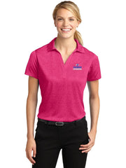 Sport-Tek Ladies Heather Contender Polo with custom logo embroidery