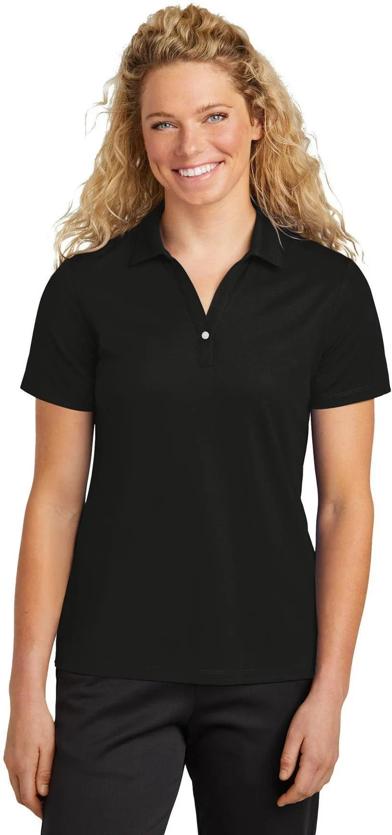 Sport-Tek Women's UV Micropique Polo with custom logo embroidery
