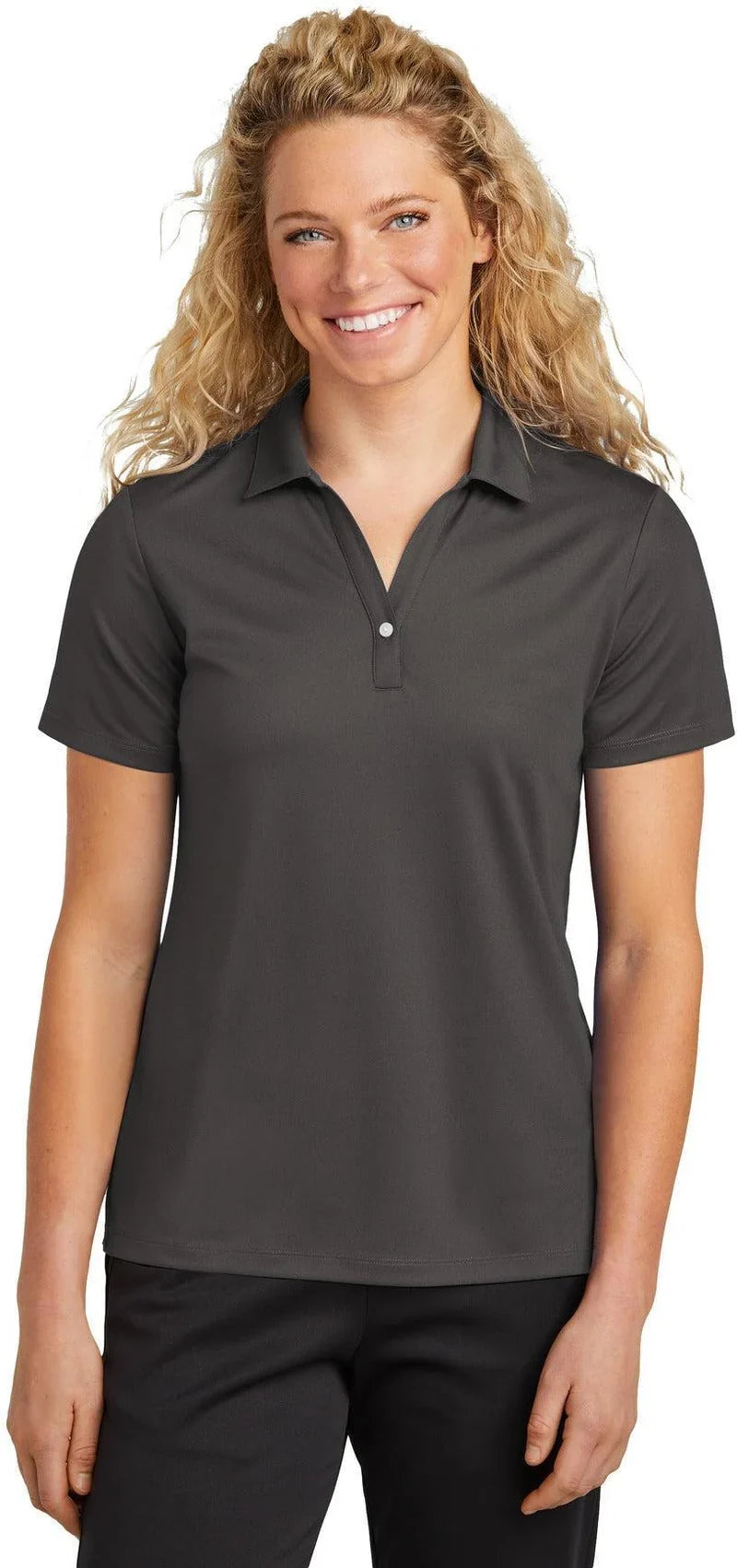 Sport-Tek Women's UV Micropique Polo with custom logo embroidery