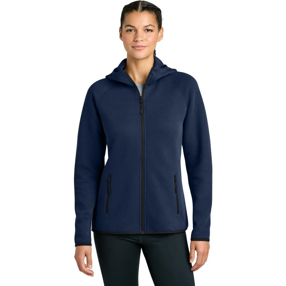 Sport-Tek Women’s Phenom Full-Zip Hoodie with custom logo embroidery