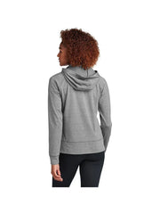 Sport-Tek Ladies Sport-Wick Stretch 1/2-Zip Hoodie with custom logo embroidery