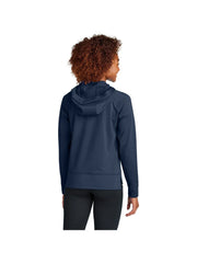 Sport-Tek Ladies Sport-Wick Stretch 1/2-Zip Hoodie with custom logo embroidery