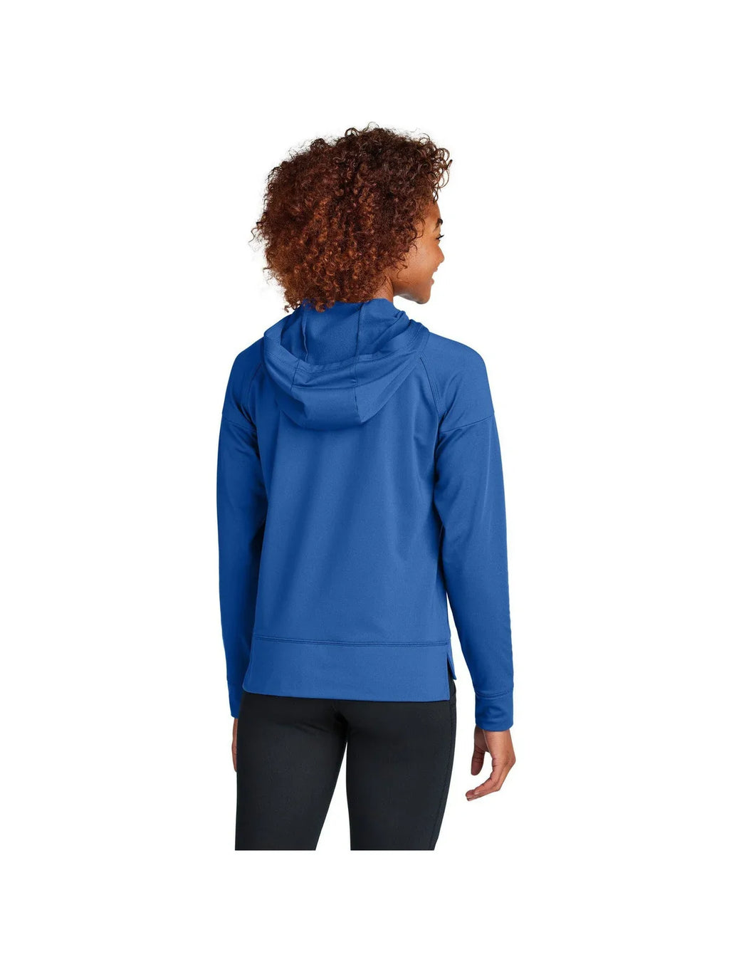 Sport-Tek Ladies Sport-Wick Stretch 1/2-Zip Hoodie with custom logo embroidery