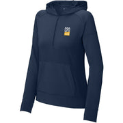 Sport-Tek Ladies Sport-Wick Stretch 1/2-Zip Hoodie with custom logo embroidery