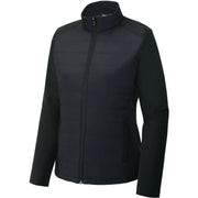 Sport-Tek Women’s Teknical Hybrid Jacket with custom logo embroidery