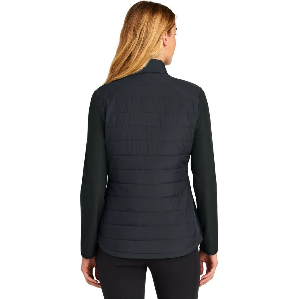 Sport-Tek Women’s Teknical Hybrid Jacket with custom logo embroidery