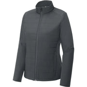 Sport-Tek Women’s Teknical Hybrid Jacket with custom logo embroidery
