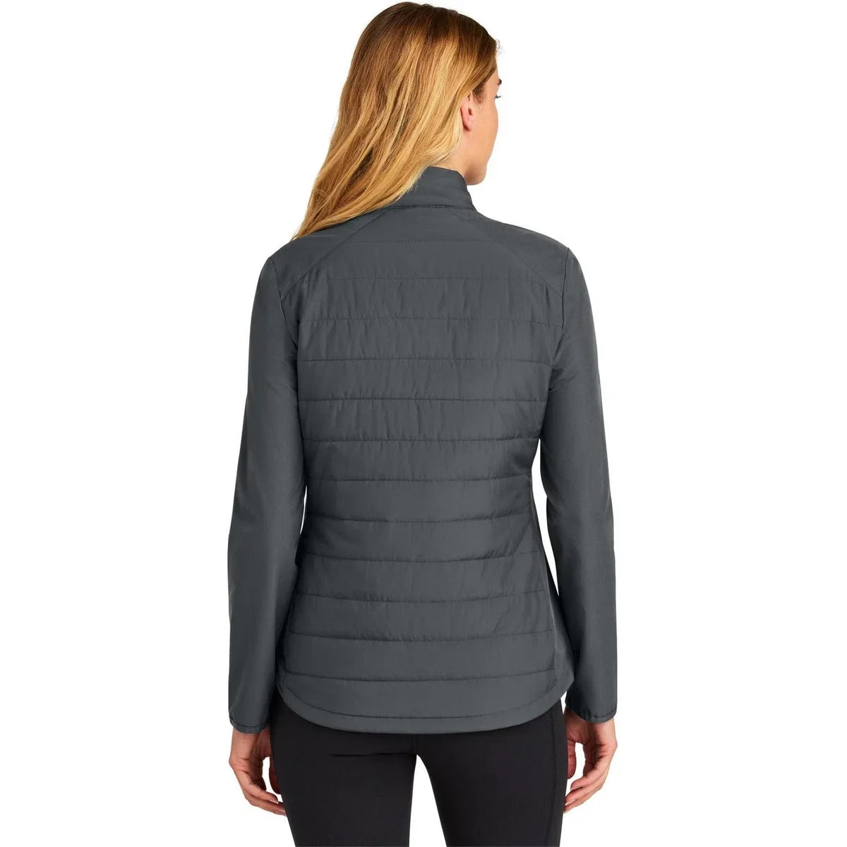 Sport-Tek Women’s Teknical Hybrid Jacket with custom logo embroidery