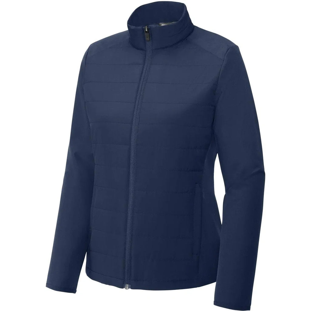 Sport-Tek Women’s Teknical Hybrid Jacket with custom logo embroidery