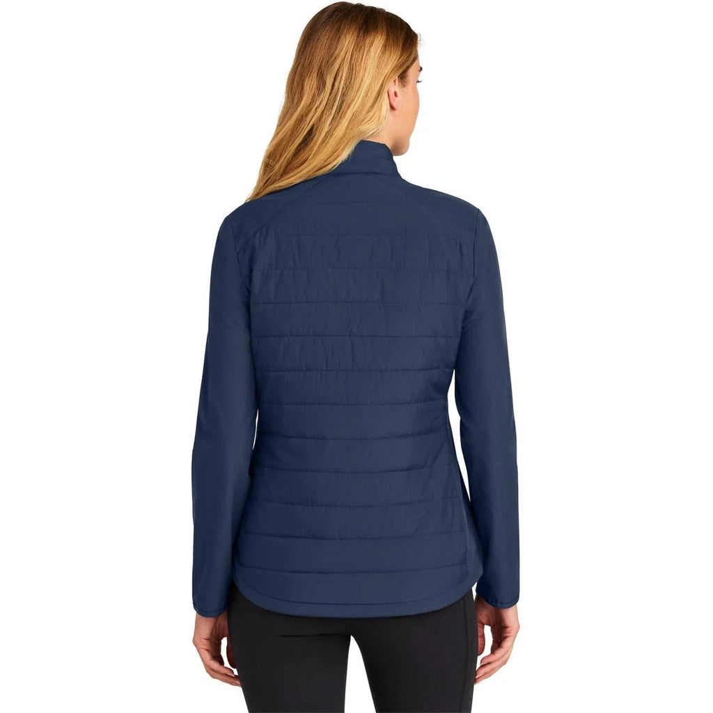 Sport-Tek Women’s Teknical Hybrid Jacket with custom logo embroidery