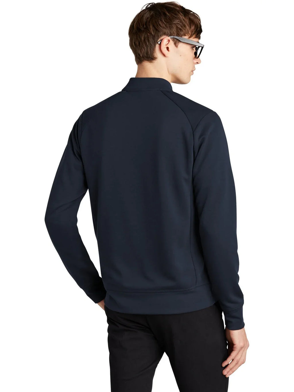 Mercer+Mettle Double-Knit Bomber with custom logo embroidery
