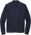 Mercer+Mettle Double-Knit Bomber with custom logo embroidery