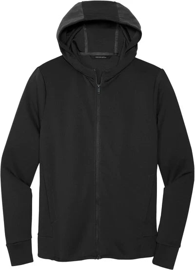 Mercer+Mettle Double-Knit Full-Zip Hoodie with custom logo embroidery