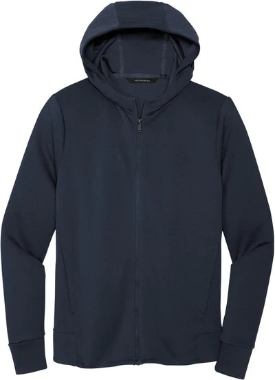 Mercer+Mettle Double-Knit Full-Zip Hoodie with custom logo embroidery