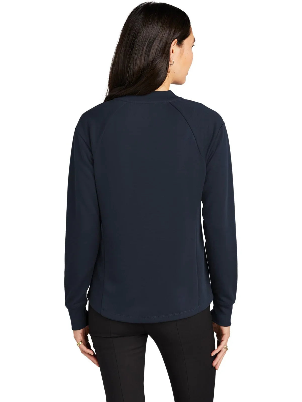 Mercer+Mettle Women's Double-Knit Bomber with custom logo embroidery