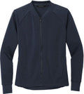 Mercer+Mettle Women's Double-Knit Bomber with custom logo embroidery