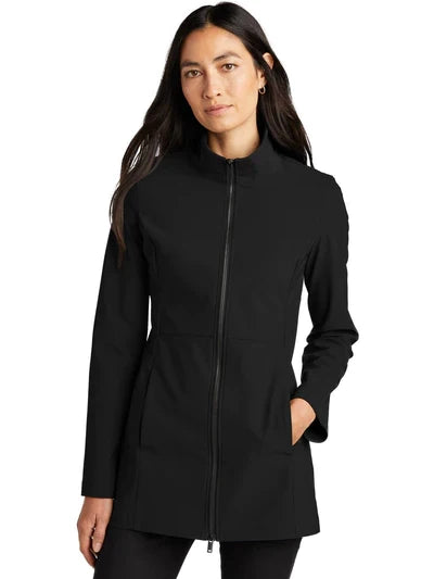 Mercer+Mettle Women’s Faille Soft Shell with custom logo embroidery