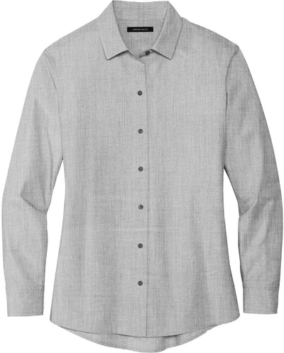 Mercer+Mettle Women’s Long Sleeve Stretch Woven Shirt with custom logo embroidery