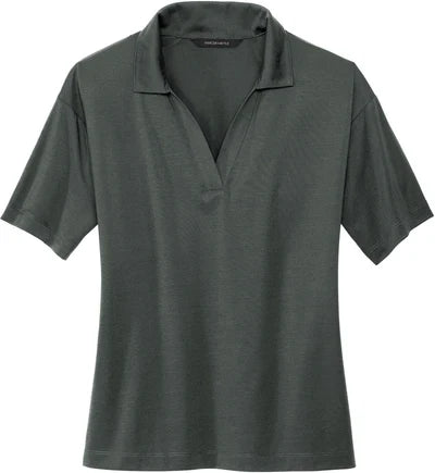 Mercer+Mettle Women’s Stretch Jersey Polo with custom logo embroidery