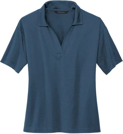 Mercer+Mettle Women’s Stretch Jersey Polo with custom logo embroidery