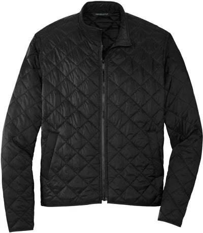 Mercer+Mettle Quilted Full-Zip Jacket with custom logo embroidery