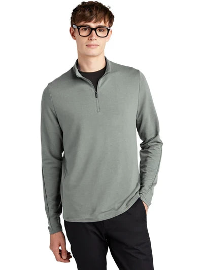 Mercer+Mettle Stretch 1/4-Zip Pullover with custom logo embroidery