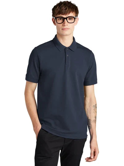 Mercer+Mettle Stretch Heavyweight Pique Polo with custom logo embroidery