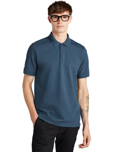 Mercer+Mettle Stretch Heavyweight Pique Polo with custom logo embroidery