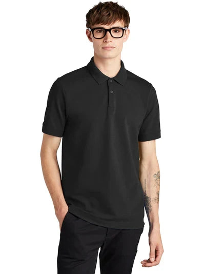 Mercer+Mettle Stretch Heavyweight Pique Polo with custom logo embroidery