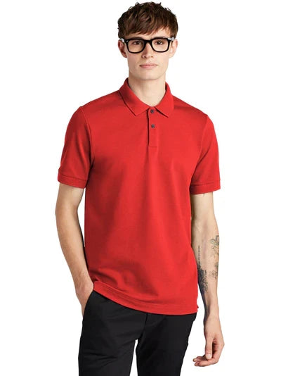 Mercer+Mettle Stretch Heavyweight Pique Polo with custom logo embroidery