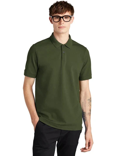 Mercer+Mettle Stretch Heavyweight Pique Polo with custom logo embroidery
