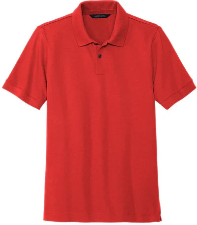 Mercer+Mettle Stretch Heavyweight Pique Polo with custom logo embroidery