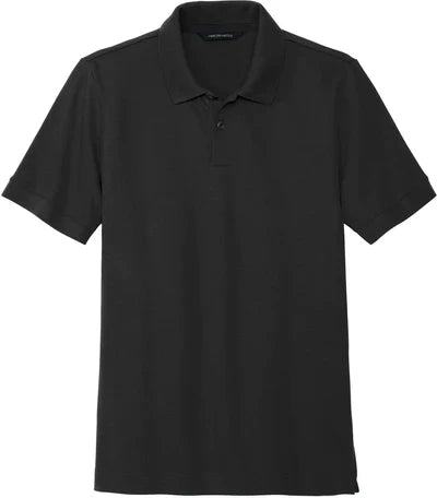 Mercer+Mettle Stretch Heavyweight Pique Polo with custom logo embroidery