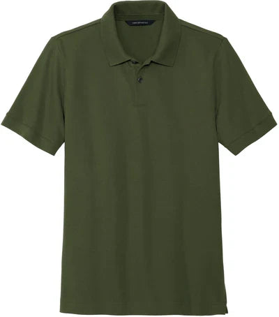 Mercer+Mettle Stretch Heavyweight Pique Polo with custom logo embroidery