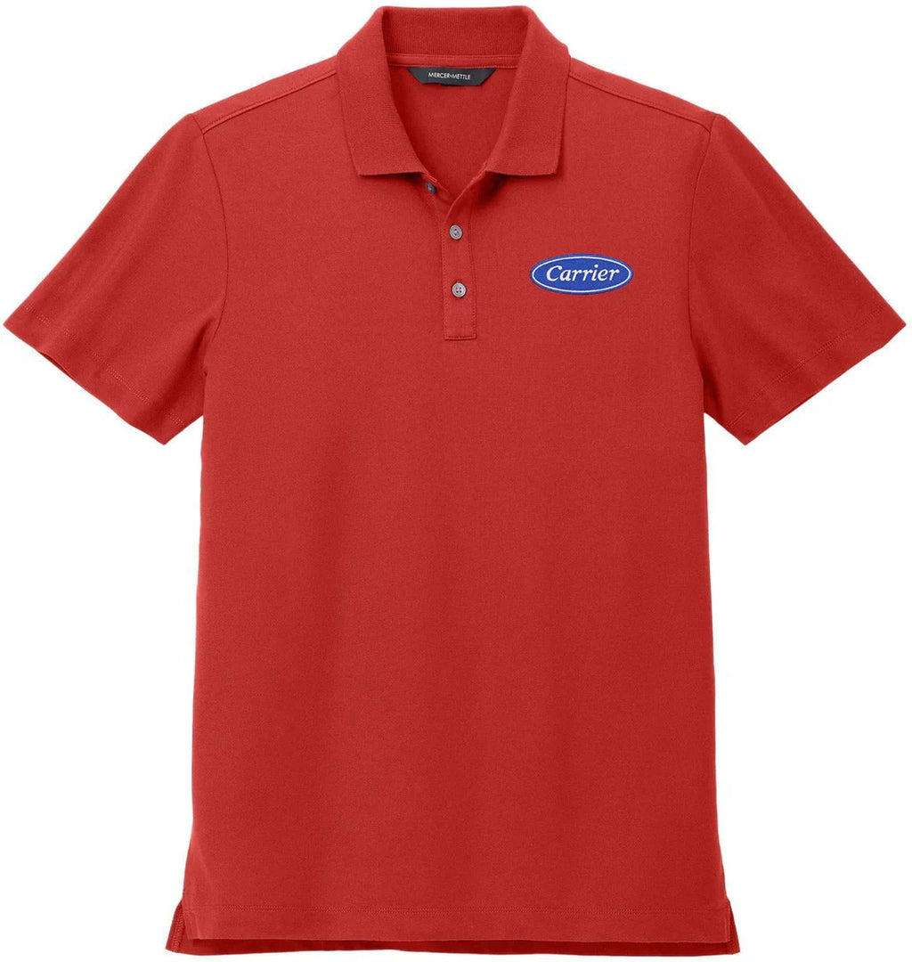 Mercer+Mettle Stretch Pique Polo with custom logo embroidery