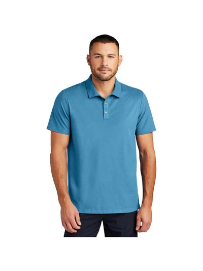 Mercer+Mettle Stretch Pique Polo with custom logo embroidery