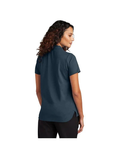 Mercer+Mettle Women’s Stretch Pique Polo with custom logo embroidery