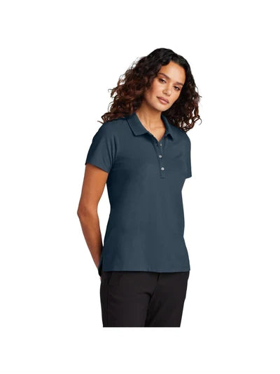 Mercer+Mettle Women’s Stretch Pique Polo with custom logo embroidery