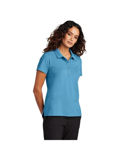 Mercer+Mettle Women’s Stretch Pique Polo with custom logo embroidery