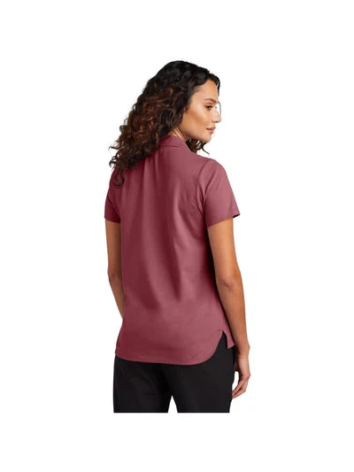 Mercer+Mettle Women’s Stretch Pique Polo with custom logo embroidery
