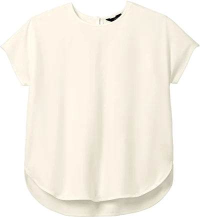 Mercer+Mettle Women's Stretch Crepe Crew with custom logo embroidery