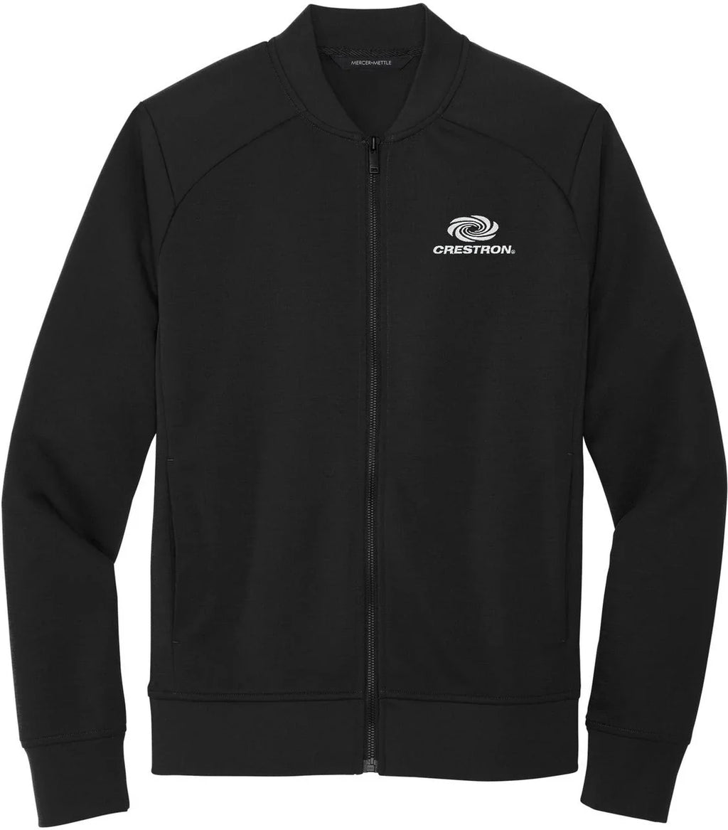 Mercer+Mettle Double-Knit Bomber with custom logo embroidery