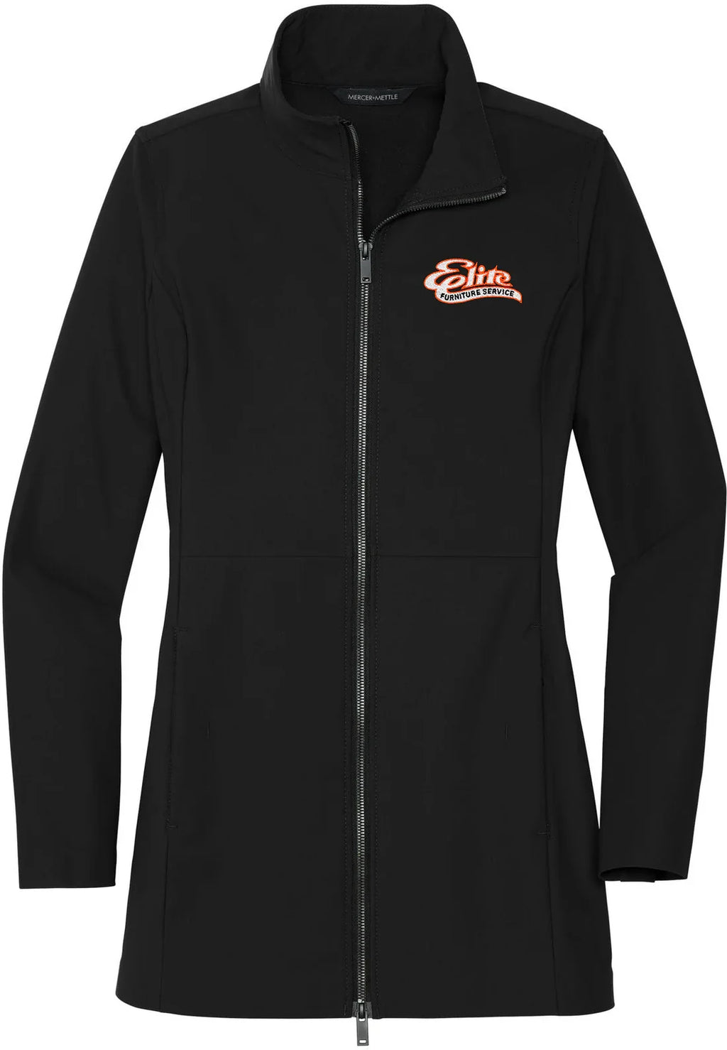 Mercer+Mettle Women’s Faille Soft Shell with custom logo embroidery