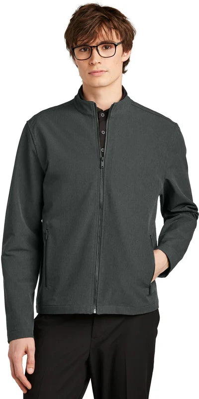 Mercer+Mettle Stretch Soft Shell Jacket with custom logo embroidery