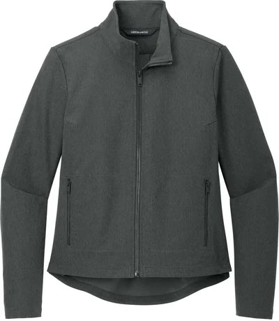 Mercer+Mettle Ladies Stretch Soft Shell Jacket with custom logo embroidery