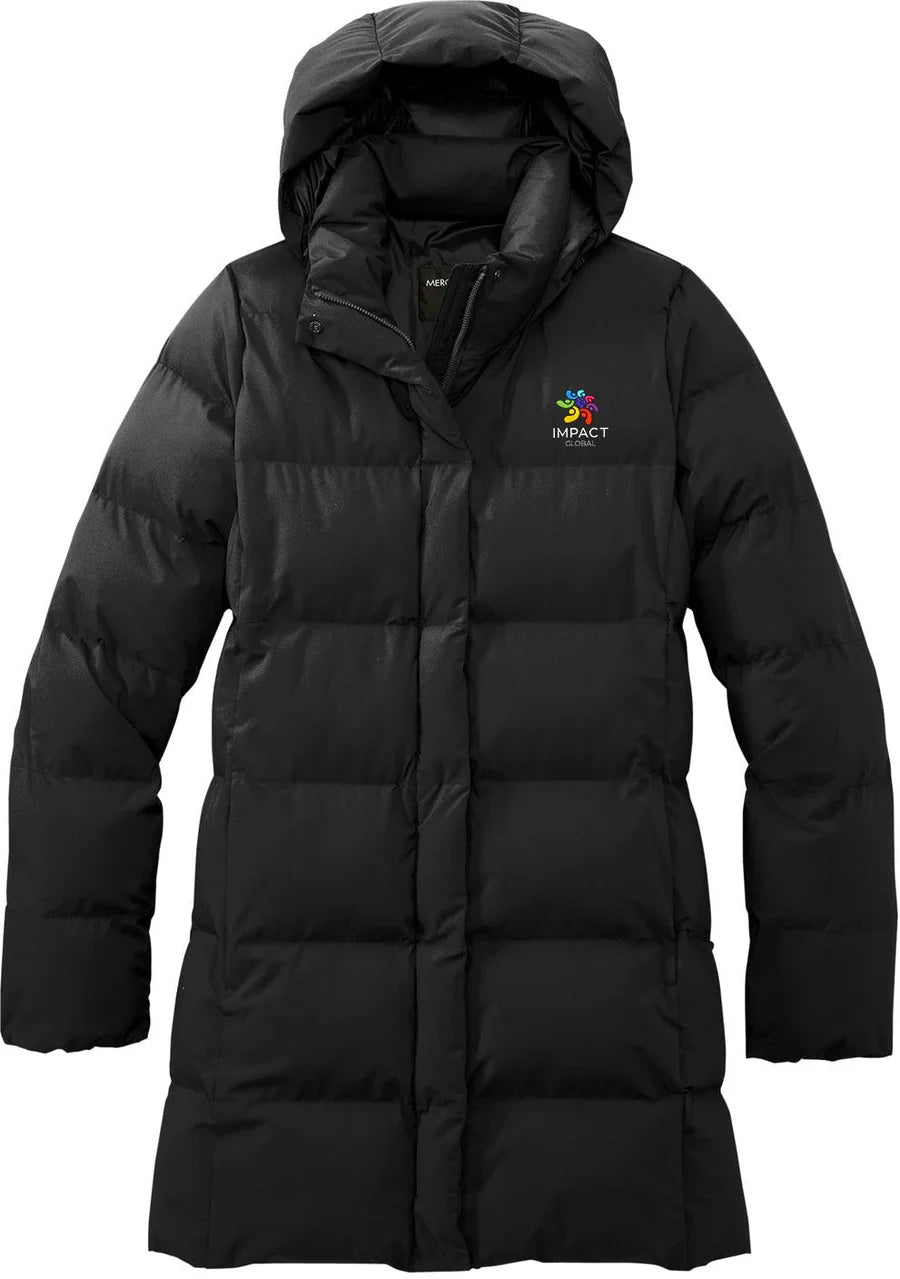 Mercer+Mettle Women’s Puffy Parka with custom logo embroidery