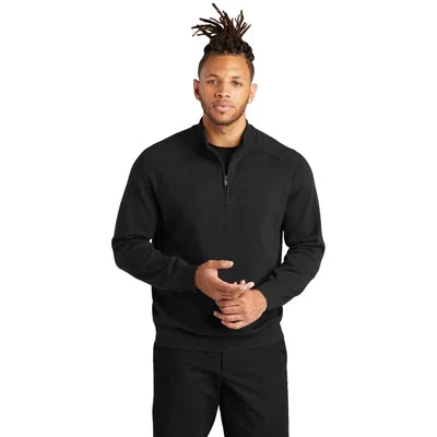 Mercer+Mettle 1/4-Zip Sweater with custom logo embroidery